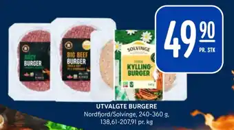 Rema 1000 Utvalgte burgere tilbud