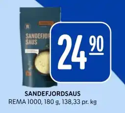 Rema 1000 Sandefjor saus tilbud