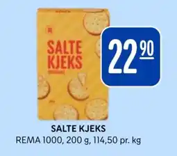 Rema 1000 Salte kjeks tilbud