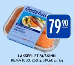 Rema 1000 Laksefilet m/skinn tilbud