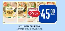 Rema 1000 SOLVINGE Kyllingfilet pålegg tilbud