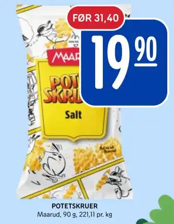 Rema 1000 MAARUD Potetskruer tilbud