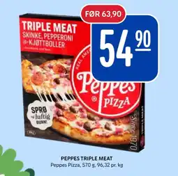 Rema 1000 Peppes triple meat tilbud