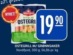 Rema 1000 NORDFJORD Ostegrill m/ grønnsaker tilbud