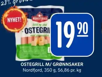 Rema 1000 NORDFJORD Ostegrill m/ grønnsaker tilbud