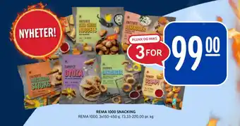 Rema 1000 Rema 1000 snacking tilbud