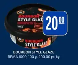 Rema 1000 Bourbon style glaze tilbud