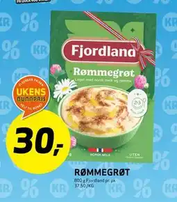 Bunnpris RØMMEGRØT tilbud