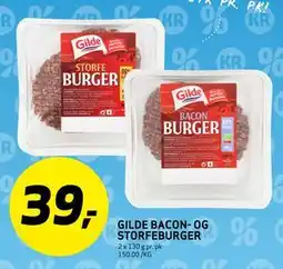 Bunnpris GILDE BACON- OG STORFEBURGER tilbud