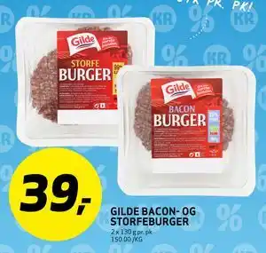 Bunnpris GILDE BACON- OG STORFEBURGER tilbud