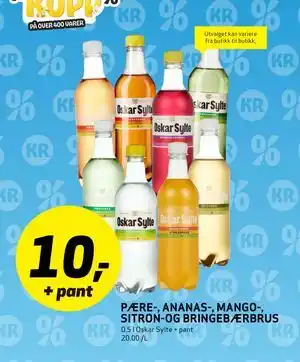 Bunnpris PÆRE-, ANANAS-, MANGO-, SITRON-OG BRINGEBÆRBRUS tilbud