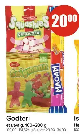 Spar Godteri tilbud
