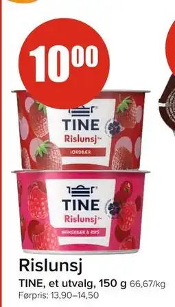Spar Rislunsj tilbud