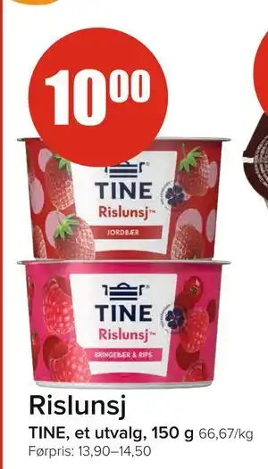 Spar Rislunsj tilbud