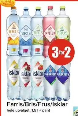 Spar Farris/Bris/Frus/Isklar tilbud