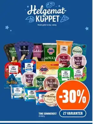 Coop Obs TINE SOMMEROST tilbud
