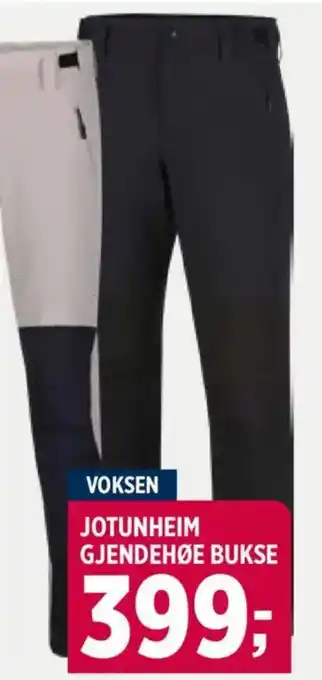 Sport 1 Voksen jotunheim gjendehøe bukse tilbud