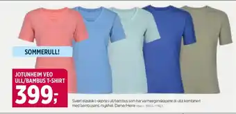 Sport 1 Jotunheim veo ull/bambus t-shirt tilbud