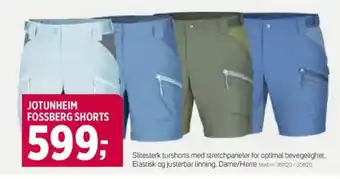 Sport 1 Jotunheim fossberg shorts tilbud