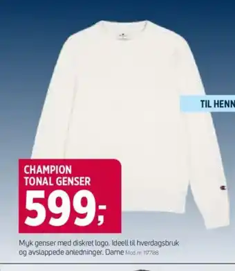 Sport 1 Champion tonal genser tilbud