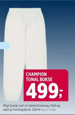 Sport 1 Champion tonal bukse tilbud