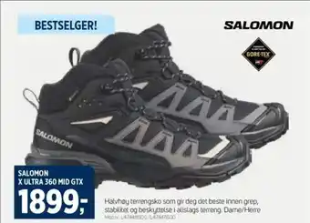 Sport 1 SALOMON X ULTRA 360 MID GTX tilbud