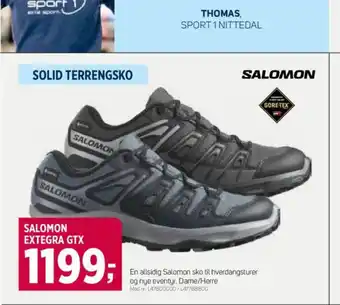 Sport 1 SALOMON EXTEGRA GTX tilbud