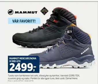 Sport 1 Mammut mercury/nova iv mid gtx tilbud