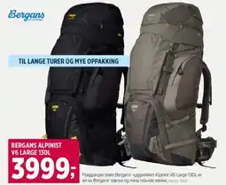 Sport 1 Bergans alpinist v6 large tilbud