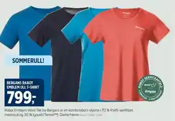 Sport 1 Bergans rabot emblem ull t-shirt tilbud