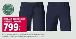Sport 1 Bergans rabot light softshellshorts tilbud