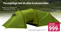 Sport 1 JOTUNHEIM MEMURUBU 3 TELT tilbud