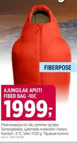 Sport 1 Ajungilak aputi fiber bag -10c tilbud