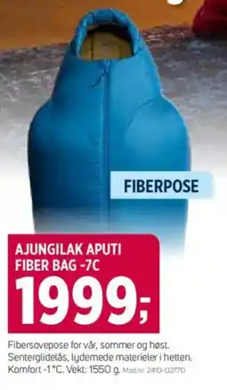 Sport 1 AJUNGILAK APUTI FIBER BAG -7C tilbud