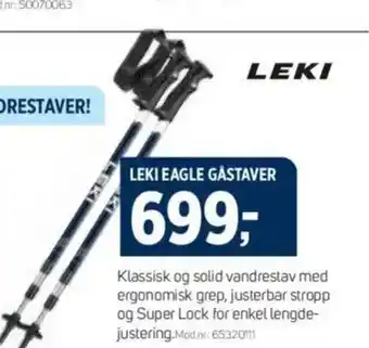 Sport 1 LEKI EAGLE GÅSTAVER tilbud