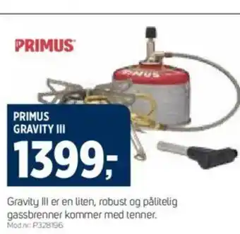 Sport 1 PRIMUS GRAVITY III tilbud