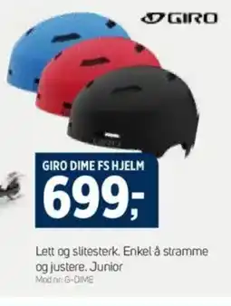 Sport 1 Giro dime fs hjelm tilbud