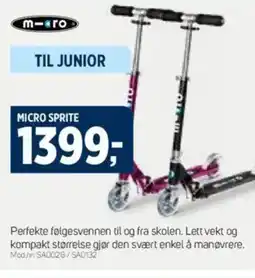 Sport 1 MICRO SPRITE tilbud