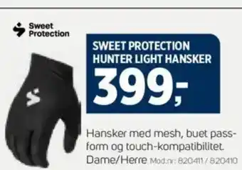 Sport 1 SWEET PROTECTION HUNTER LIGHT HANSKER tilbud