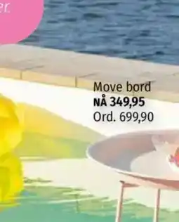 Nille Move bord tilbud
