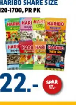 Price Lagerbutikk HARIBO SHARE SIZE tilbud