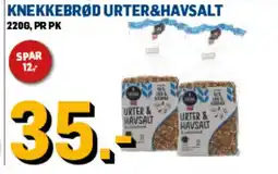 Price Lagerbutikk Knekkebrød urter&havsalt tilbud