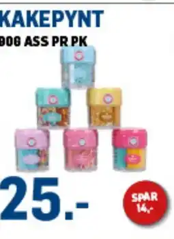 Price Lagerbutikk Kakepynt tilbud