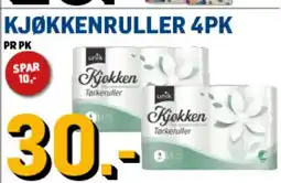 Price Lagerbutikk Kjøkkenruller 4pk tilbud