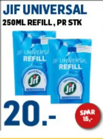 Price Lagerbutikk JIF UNIVERSAL tilbud