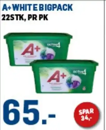 Price Lagerbutikk A+WHITE BIGPACK tilbud