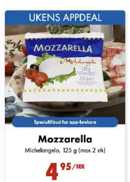 Nordby Supermarket Mozzarella tilbud