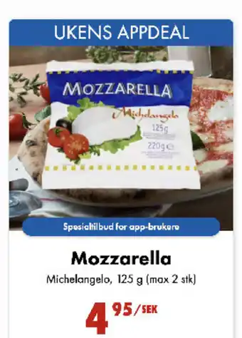 Nordby Supermarket Mozzarella tilbud