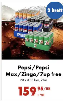 Nordby Supermarket Pepsi/Pepsi Max/Zingo/7up free tilbud