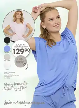 Sparkjøp Loose fit treningstopp tilbud